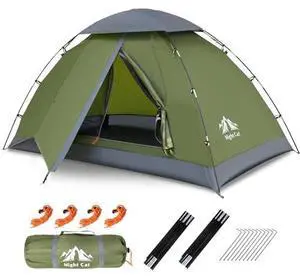 Night Cat Upgraded Backpacking Tents 1 2 Persons Easy Clip Setup Camping Tent Adults Scouts Heavy Rainproof Compact Lightweight Night Cat Upgraded Backpacking Tents 1 2 Persons Easy Clip Setup Camping Tent Adults Scouts Heavy Rainproof Compact Lightweight