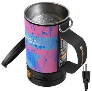 Electric Kettle, Portable Water Boiler for Coffee & Tea, 304 Stainless Steel Mini Tea Kettle, 500W Fast Boiling Water with Auto Shut-Off, Camping & Travel Essentials Electric Kettle, Portable Water Boiler for Coffee & Tea, 304 Stainless Steel Mini Tea Kettle, 500W Fast Boiling Water with Auto Shut-Off, Camping & Travel Essentials