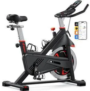 Merach Exercise Bike for Home Gym, Low Noise Stationary Bike with Brake Pad, Indoor Workout Bike with Self-Developed App, Tablet Mount and Fitness Courses for Weight Loss, 300 Lb Weight Capacity Merach Exercise Bike for Home Gym, Low Noise Stationary Bike with Brake Pad, Indoor Workout Bike with Self-Developed App, Tablet Mount and Fitness Courses for Weight Loss, 300 Lb Weight Capacity