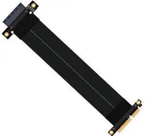 PCI-E Gen3 Extension Cable PCI Express 3.0 4X Card Adapter Cable Riser Cable 4X for 1U/2U Chassis 20cm (180 Degree Cable) PCI-E Gen3 Extension Cable PCI Express 3.0 4X Card Adapter Cable Riser Cable 4X for 1U/2U Chassis 20cm (180 Degree Cable)