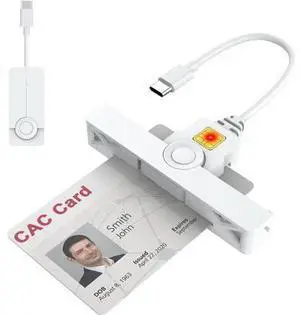 USB Smartfold Type C CAC Reader, USB C DOD Military USB Common Access CAC Smart Card Reader and ID CAC Card Reader,Compatible with Mac Os, Windows,Linux(Mini Foldable and Portable Type C) New USB Smartfold Type C CAC Reader, USB C DOD Military USB Common Access CAC Smart Card Reader and ID CAC Card Reader,Compatible with Mac Os, Windows,Linux(Mini Foldable and Portable Type C) New