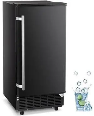 AGLUCKY Commercial Built-in Ice Maker Machine,80Lbs/Day,Reversible Door,Undercounter Ice Cube Maker with 24H Timer,Self-Cleaning Function for Home/Office(Black) AGLUCKY Commercial Built-in Ice Maker Machine,80Lbs/Day,Reversible Door,Undercounter Ice Cube Maker with 24H Timer,Self-Cleaning Function for Home/Office(Black)