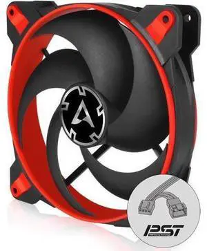 ARCTIC BioniX P140-140 mm Gaming Case Fan with PWM Sharing Technology (PST), Pressure-optimised PC Fans, Quiet Motor, Computer, Fan Speed: 200-1950 RPM - Red ARCTIC BioniX P140-140 mm Gaming Case Fan with PWM Sharing Technology (PST), Pressure-optimised PC Fans, Quiet Motor, Computer, Fan Speed: 200-1950 RPM - Red