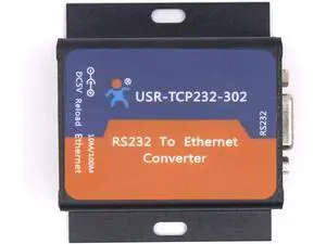Serial RS232 to Ethernet TCP IP Server Module Ethernet Converter Support DHCP/DNS, 200 Upgraded Built-in webage USR-TCP232-302 Serial RS232 to Ethernet TCP IP Server Module Ethernet Converter Support DHCP/DNS, 200 Upgraded Built-in webage USR-TCP232-302