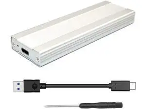 3TB NVME SSD Enclosure PCI-E M.2 to USB 3.1 Type-C Adapter Hard Drive Disk External Box USB C 10Gbps RTL9210 M2 M Key PCIE HDD Case for 2242 2260 2280 (Silver C to A) 3TB NVME SSD Enclosure PCI-E M.2 to USB 3.1 Type-C Adapter Hard Drive Disk External Box USB C 10Gbps RTL9210 M2 M Key PCIE HDD Case for 2242 2260 2280 (Silver C to A)