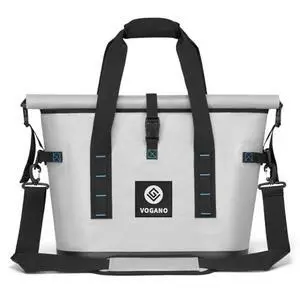 Vogano 40 Can Soft Cooler Bag - Insulated Leak-Proof Large Cooler Bag with Roll-Top Waterproof Seal | Portable Ice Chest for Camping, Beach, Travel, Picnics | 24HR Cold Retention Vogano 40 Can Soft Cooler Bag - Insulated Leak-Proof Large Cooler Bag with Roll-Top Waterproof Seal | Portable Ice Chest for Camping, Beach, Travel, Picnics | 24HR Cold Retention