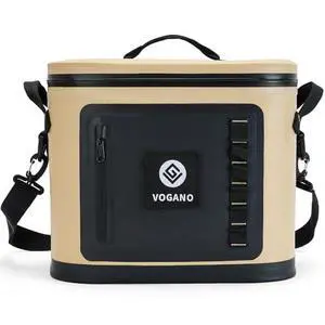 Vogano 40 Can Soft Cooler Bag - Insulated Leak-Proof Large Cooler Bag with Roll-Top Waterproof Seal | Portable Ice Chest for Camping, Beach, Travel, Picnics | 24HR Cold Retention Vogano 40 Can Soft Cooler Bag - Insulated Leak-Proof Large Cooler Bag with Roll-Top Waterproof Seal | Portable Ice Chest for Camping, Beach, Travel, Picnics | 24HR Cold Retention