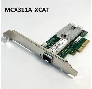 Mellanox MCX311A-XCAT CX311A ConnectX-3 EN 10G Ethernet 10GbE SFP+ PCIe NIC Adapter Network Adapter High Profile Mellanox MCX311A-XCAT CX311A ConnectX-3 EN 10G Ethernet 10GbE SFP+ PCIe NIC Adapter Network Adapter High Profile