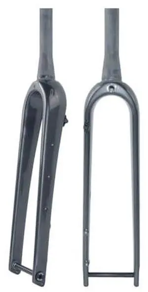 Gravel Bike Rigid Fork Full Carbon Fiber Road Bikes Fork 700C Disc Brake Bike Front Fork Thru Axle 12X100mm 28.6mm 1-1/8" Threadless Straight/Tapered Tube Hard Fork(Gloss Black,Tapered) Gravel Bike Rigid Fork Full Carbon Fiber Road Bikes Fork 700C Disc Brake Bike Front Fork Thru Axle 12X100mm 28.6mm 1-1/8" Threadless Straight/Tapered Tube Hard Fork(Gloss Black,Tapered)