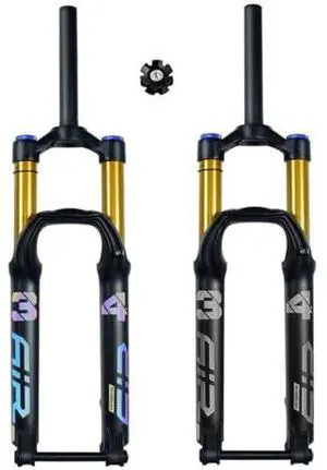 FukkeR Bicycles Suspension Fork 27.5 29 in XC Mountain Bikes Bikes Front Forks 140mm Travel Lock Thru Axle 15×100mm Straight Steerer 1-1/8 Adjustable Damping FukkeR Bicycles Suspension Fork 27.5 29 in XC Mountain Bikes Bikes Front Forks 140mm Travel Lock Thru Axle 15×100mm Straight Steerer 1-1/8 Adjustable Damping