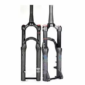 20/24inch Mountain Bike Suspension Air Fork 1-1/2" Tapered Bike Front Fork Travel 120/140mm 15 * 100mm Thru Axle Manual Lockout 20/24inch Mountain Bike Suspension Air Fork 1-1/2" Tapered Bike Front Fork Travel 120/140mm 15 * 100mm Thru Axle Manual Lockout