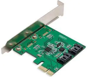 IO Crest 2 Port PCI-E 2.0 x1 SATA III 6Gbps RAID Controller Card with HyperDuo ASMedia ASM1061R with Low Profile Bracket SI-PEX40089 IO Crest 2 Port PCI-E 2.0 x1 SATA III 6Gbps RAID Controller Card with HyperDuo ASMedia ASM1061R with Low Profile Bracket SI-PEX40089
