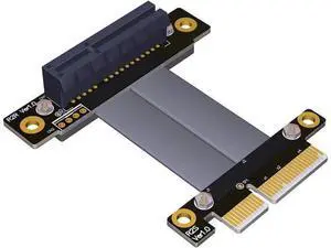 ADT-Link PCIe 3.0 x4 Extension Cable 32G/BPS PCI Express 4X Graphic SSD RAID Extender Conversion Riser Card Vertical 270 R22SR (15CM) ADT-Link PCIe 3.0 x4 Extension Cable 32G/BPS PCI Express 4X Graphic SSD RAID Extender Conversion Riser Card Vertical 270 R22SR (15CM)