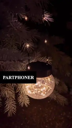 PARTPHONER Solar Lights Outdoor Waterproof 12-Pack, Solar Powered Hanging Lantern Cracked Glass Hanging Globes for Yard Decor Christmas Decoration, Shepherd Hook, Garden Tree Ornaments, Warm White PARTPHONER Solar Lights Outdoor Waterproof 12-Pack, Solar Powered Hanging Lantern Cracked Glass Hanging Globes for Yard Decor Christmas Decoration, Shepherd Hook, Garden Tree Ornaments, Warm White