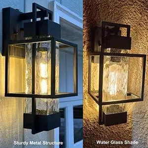 PARTPHONER Outdoor Wall Light 2 Pack and Outdoor Post Light 1 Pack PARTPHONER Outdoor Wall Light 2 Pack and Outdoor Post Light 1 Pack