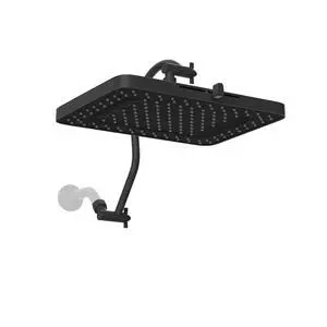 Hibbent Rain Shower Head, 13'' High Pressure Rainfall 5 Spray Mode Showerhead with 12" Shower Head E Hibbent Rain Shower Head, 13'' High Pressure Rainfall 5 Spray Mode Showerhead with 12" Shower Head E