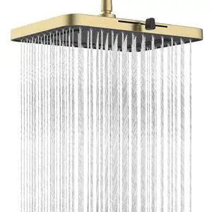 Hibbent 5 Spray Modes Shower Head, 13'' High Pressure Rain Shower Head, Large Rainfall Showerhead fo Hibbent 5 Spray Modes Shower Head, 13'' High Pressure Rain Shower Head, Large Rainfall Showerhead fo