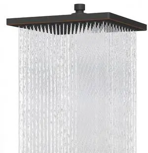 Hibbent cUCPC Certified Thickness Metal Rain Shower Head, 12'' High Pressure Shower Heads, Large Bat Hibbent cUCPC Certified Thickness Metal Rain Shower Head, 12'' High Pressure Shower Heads, Large Bat