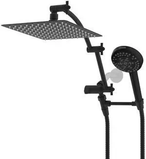 Hibbent Shower Head with Solid Brass Shower Head Holder,10 Inch High Pressure Rainfall Shower Head,H Hibbent Shower Head with Solid Brass Shower Head Holder,10 Inch High Pressure Rainfall Shower Head,H