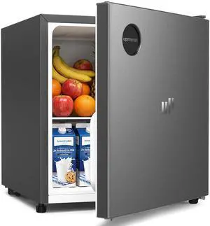 Upstreman 1.5 Cu.Ft All-Refrigerator Mini Fridge, Single Door Small Refrigerator, Dorm Fridge with 7 Upstreman 1.5 Cu.Ft All-Refrigerator Mini Fridge, Single Door Small Refrigerator, Dorm Fridge with 7