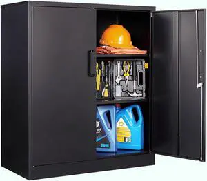 SISESOL 36 inch Metal Storage Cabinet with Doors and Shelves,Small Garage Storage Cabinet with Lock, SISESOL 36 inch Metal Storage Cabinet with Doors and Shelves,Small Garage Storage Cabinet with Lock,
