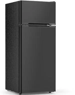 4.5 Cu.Ft Mini Fridge with Freezer, 2 Door Compact Refrigerator, Small Fridge with Adjustable Thermo 4.5 Cu.Ft Mini Fridge with Freezer, 2 Door Compact Refrigerator, Small Fridge with Adjustable Thermo