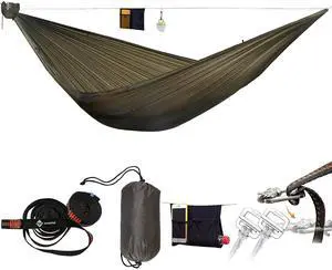 Onewind Camping Hammock, Ultralight Portable Hammock with Adjustable Ridgeline, Outdoor Hammock 20D Onewind Camping Hammock, Ultralight Portable Hammock with Adjustable Ridgeline, Outdoor Hammock 20D