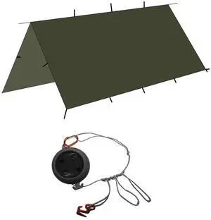 onewind 10×10 ft Camping Emergency Tarp Shelter and Ridgeline Mini Reel onewind 10×10 ft Camping Emergency Tarp Shelter and Ridgeline Mini Reel