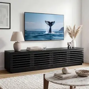 CHITA 70" Modern TV Stands with LED Light for TVs Up to 75 inches, Low Profile Entertainment Center CHITA 70" Modern TV Stands with LED Light for TVs Up to 75 inches, Low Profile Entertainment Center