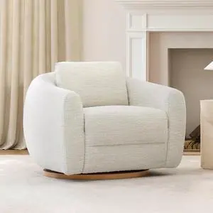 CHITA Swivel Accent Chair, FSC Certified Mid Century Modern Arm Chair with Wood Base for Living Room CHITA Swivel Accent Chair, FSC Certified Mid Century Modern Arm Chair with Wood Base for Living Room