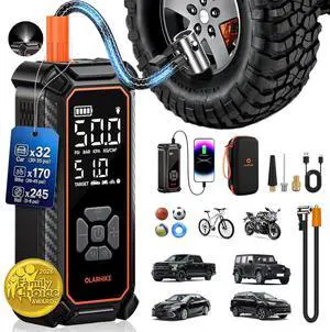 Cordless Tire Inflator Portable Air Compressor, 3X Fast Inflation,12000mAh Battery, Air Pump for Car Tires, Pickups, SUVs, Electric Pump with Digital Pressure Gauge/Auto Shuttoff, Gift Ideas Cordless Tire Inflator Portable Air Compressor, 3X Fast Inflation,12000mAh Battery, Air Pump for Car Tires, Pickups, SUVs, Electric Pump with Digital Pressure Gauge/Auto Shuttoff, Gift Ideas