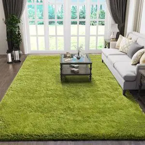 Green Rugs for Living Room 5x8, Grass Shag Fluffy Large Fuzzy Plush Soft Carpets, Floor Shaggy Area Rugs for Bedroom, Carpet for Kids Boys Girls Dorm Nursery Home Decor Aesthetic Green Rugs for Living Room 5x8, Grass Shag Fluffy Large Fuzzy Plush Soft Carpets, Floor Shaggy Area Rugs for Bedroom, Carpet for Kids Boys Girls Dorm Nursery Home Decor Aesthetic