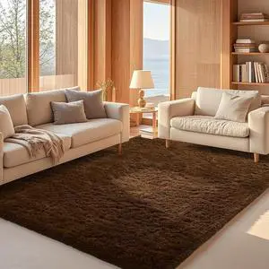 Brown Rugs for Living Room Bedroom, 6x9 Fluffy Fuzzy Furry Carpet, Plush Soft Shaggy Bedside Indoor Floor Area Rug for Kids Girls Boys Baby Teen Dorm Nursery Home Decor Aesthetic Brown Rugs for Living Room Bedroom, 6x9 Fluffy Fuzzy Furry Carpet, Plush Soft Shaggy Bedside Indoor Floor Area Rug for Kids Girls Boys Baby Teen Dorm Nursery Home Decor Aesthetic