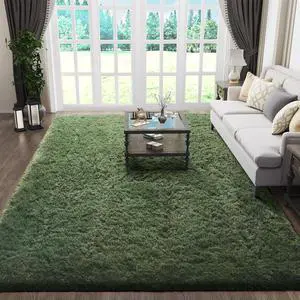 Gray Green Rugs for Living Room 5x8, Grass Shag Fluffy Large Fuzzy Plush Soft Carpets, Floor Shaggy Area Rugs for Bedroom, Carpet for Kids Boys Girls Dorm Nursery Home Decor Aesthetic Gray Green Rugs for Living Room 5x8, Grass Shag Fluffy Large Fuzzy Plush Soft Carpets, Floor Shaggy Area Rugs for Bedroom, Carpet for Kids Boys Girls Dorm Nursery Home Decor Aesthetic