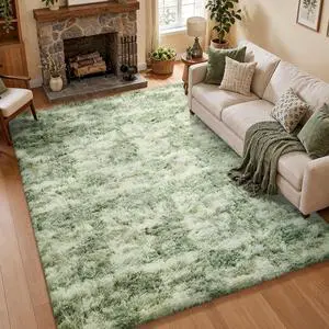 6x9 Green and White Area Rugs for Living Room, Large Sage Green Fluffy Shag Fuzzy Plush Soft Carpets, Floor Shaggy Rugs for Bedroom, Carpet for Kids Girls Dorm Nursery Home Decor Aesthetic 6x9 Green and White Area Rugs for Living Room, Large Sage Green Fluffy Shag Fuzzy Plush Soft Carpets, Floor Shaggy Rugs for Bedroom, Carpet for Kids Girls Dorm Nursery Home Decor Aesthetic