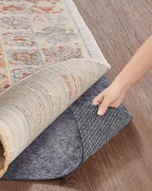 Non Slip Cushioned Rug Pad Gripper 7x10 Ft, Felt and Silicone Backing, 1/8" Thick Carpet Liner for Hardwood Floors and Finishes, Under Area Rugs Anti Skid Mat, Keep Rugs Safe and in Place Non Slip Cushioned Rug Pad Gripper 7x10 Ft, Felt and Silicone Backing, 1/8" Thick Carpet Liner for Hardwood Floors and Finishes, Under Area Rugs Anti Skid Mat, Keep Rugs Safe and in Place