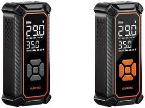 Cordless Tire Inflator 2-Pack Bundle (Gray & Orange) - 150PSI Dual Power 6000mAh & 12V DC Portable Air Compressor, Air Pump for Car Tires, Bike, Motorcycle with LED Light & Digital Pressure G Cordless Tire Inflator 2-Pack Bundle (Gray & Orange) - 150PSI Dual Power 6000mAh & 12V DC Portable Air Compressor, Air Pump for Car Tires, Bike, Motorcycle with LED Light & Digital Pressure G