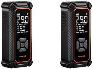 Cordless Tire Inflator Bundle - 6000mAh & 9000mAh Dual Power Portable Air Compressors (150PSI), with LED Light & Digital Gauge - Perfect for Car, Bike, Motorcycle Tires Cordless Tire Inflator Bundle - 6000mAh & 9000mAh Dual Power Portable Air Compressors (150PSI), with LED Light & Digital Gauge - Perfect for Car, Bike, Motorcycle Tires