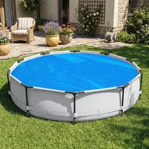 16 mil Solar Pool Cover for Inground and Above Ground Pools,Bubbble Covers (Blue, 15' Round) 16 mil Solar Pool Cover for Inground and Above Ground Pools,Bubbble Covers (Blue, 15' Round)