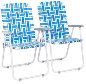 Tall Beach Chairs for Adults 2 Pack, Portable Beach Chair for Outdoor Lawn/Camping/Fishing/Pool Lounge Tall Beach Chairs for Adults 2 Pack, Portable Beach Chair for Outdoor Lawn/Camping/Fishing/Pool Lounge