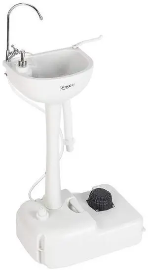 Upgraded Portable Sink| Rolling Hand Wash Basin Stand with Towel Holder & Soap Dispenser & Wheels, Perfect for Garden/Camping/Outdoor Events/Gatherings/Worksite/RV/Indoor Upgraded Portable Sink| Rolling Hand Wash Basin Stand with Towel Holder & Soap Dispenser & Wheels, Perfect for Garden/Camping/Outdoor Events/Gatherings/Worksite/RV/Indoor