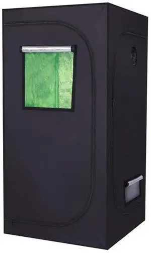 Grow Tent Kit Complete System, 600D Oxford Canvas High Reflective Mylar Grow Tent with Observation Window, Removable Waterproof Floor Tray for Indoor Plant Growing (Green, 36×36×72) Grow Tent Kit Complete System, 600D Oxford Canvas High Reflective Mylar Grow Tent with Observation Window, Removable Waterproof Floor Tray for Indoor Plant Growing (Green, 36×36×72)