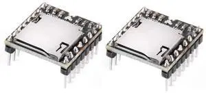 TERRA HAVEN 2pcs mp3 Player Mini MP3 Player Audio Voice Module TF Card U Disk Board for DFPlayer Audio Voice Music Module TERRA HAVEN 2pcs mp3 Player Mini MP3 Player Audio Voice Module TF Card U Disk Board for DFPlayer Audio Voice Music Module