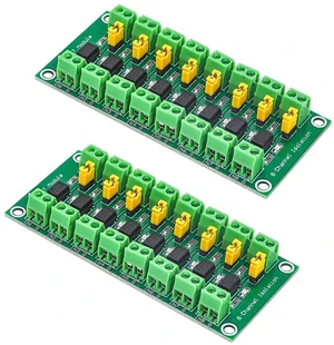TERRA HAVEN 2pcs PC817 8 Channel Optocoupler Isolation Board 817 Voltage Isolation Module Voltage Converter Module 3.6-30V Photoelectric Isolated Module(2/4/8 Channel Optional) TERRA HAVEN 2pcs PC817 8 Channel Optocoupler Isolation Board 817 Voltage Isolation Module Voltage Converter Module 3.6-30V Photoelectric Isolated Module(2/4/8 Channel Optional)