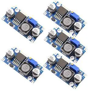 TERRA HAVEN 5pcs LM2596S-ADJ Power Module DC-DC Buck Regulator 3A Adjustable 5V/12V/24V TERRA HAVEN 5pcs LM2596S-ADJ Power Module DC-DC Buck Regulator 3A Adjustable 5V/12V/24V
