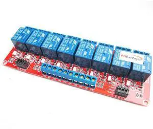 TERRA HAVEN 5V 8 Channel Relay Module with OPTO-Isolated Support High and Low Level Trigger TERRA HAVEN 5V 8 Channel Relay Module with OPTO-Isolated Support High and Low Level Trigger