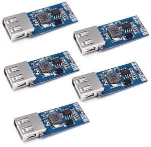 TERRA HAVEN 5pcs 3A DC-DC 9V/12V/24V to 5V Step Down Power Module USB Vehicle Car Charger TERRA HAVEN 5pcs 3A DC-DC 9V/12V/24V to 5V Step Down Power Module USB Vehicle Car Charger