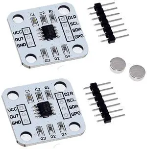 TERRA HAVEN 2pcs AS5600 Magnetic Encoder Magnetic Angle Measurement Sensor Module 12Bit High Precision with Magnet TERRA HAVEN 2pcs AS5600 Magnetic Encoder Magnetic Angle Measurement Sensor Module 12Bit High Precision with Magnet