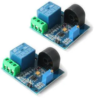 TERRA HAVEN 2pcs 5A AC Current Sensor Current Detection Sensor Relay 12V AC Current Relay Module AC Sensor AC Current Relay Switch with Over Current Protection TERRA HAVEN 2pcs 5A AC Current Sensor Current Detection Sensor Relay 12V AC Current Relay Module AC Sensor AC Current Relay Switch with Over Current Protection