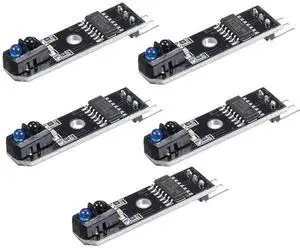 TERRA HAVEN 5pcs TCRT5000 5V 1 Way Tracing Module Intelligent Car Infrared Tracking Probe Tracing Sensor TERRA HAVEN 5pcs TCRT5000 5V 1 Way Tracing Module Intelligent Car Infrared Tracking Probe Tracing Sensor